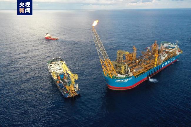 我國自主開(kai)發深水油田(tián)群原油産量(liàng)突破1000萬噸