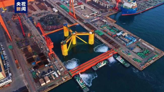 我(wǒ)國深遠海(hǎi)浮式風電(diàn)平台啟運(yun)