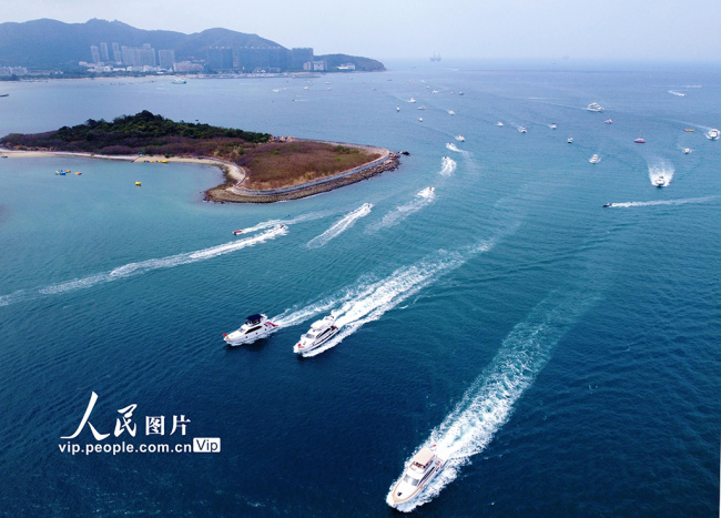 海南三(sān)亞：千帆出海(hǎi)